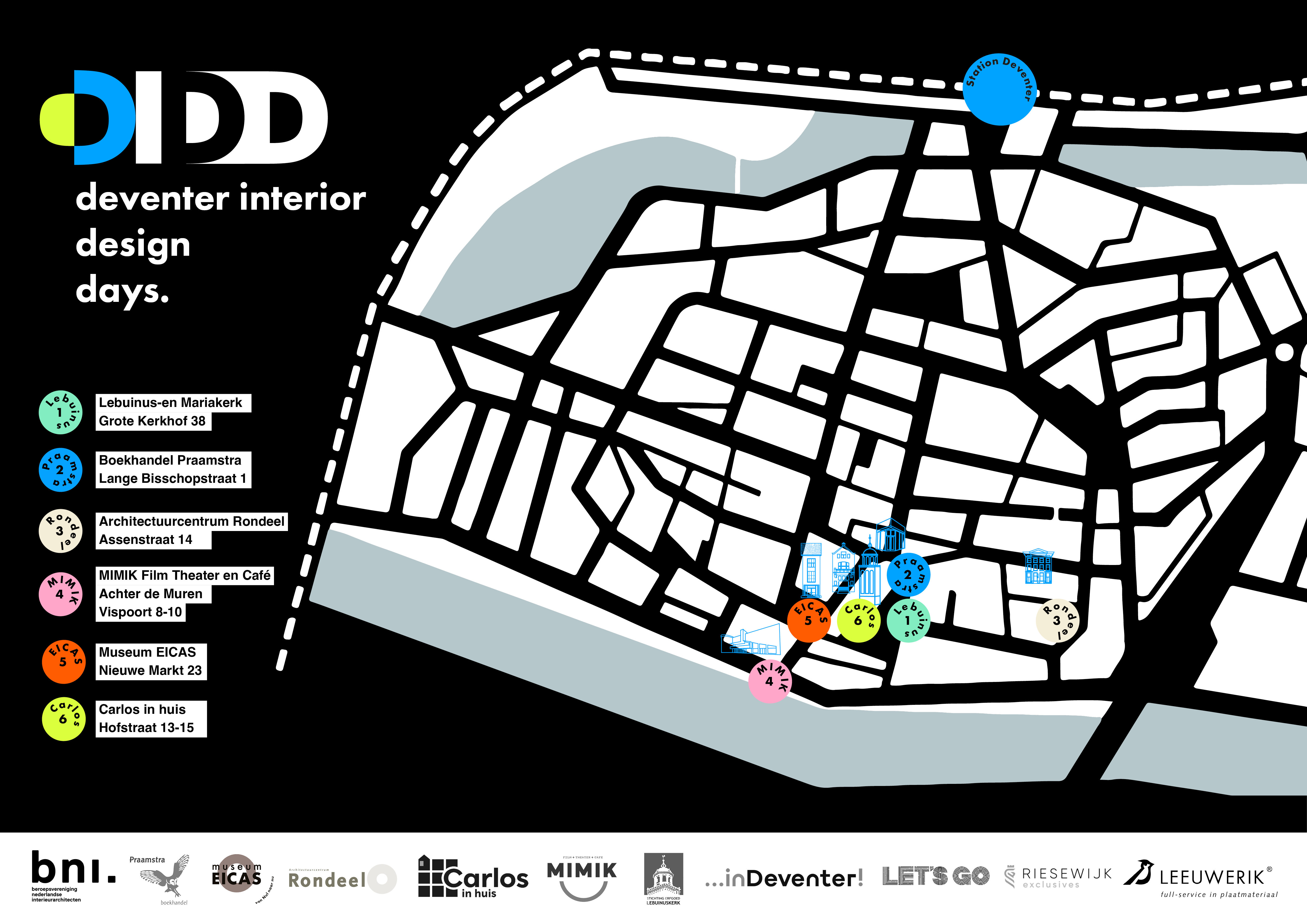 Plattegrond met partners